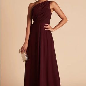 Birdy grey Kira Cabernet Bridesmaid dress